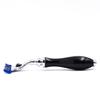 Parker Deluxe Gillette Mach 3 Compatible Razor For a Close Shave  Premium Black Resin Handle with Chrome Trim  One Gillette Mach 3 Triple Blade Cartridge Included view 2