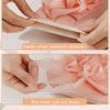 Exfoliating Washcloth Exfoliating Bath Sponge Gloves(2Pcs)Double Sided Dual-use Exfoliating Mitt 1 Exfoliating Glove ,1 Loofah Back Scrubber for Kids Women Men Exfoliating Towel ( Color : Pink ) view 3