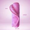 Pasam Home MakeUp Eraser Reusable Make Up Remover Eraser even Waterproof Make Up in Seconds Just With Water Chemical Free Eyeliner Lipstick Foundation Powder Highlighter Eyebrown (pink 1) view 2