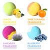 4 x Large Value Bath Bomb Gift Set from Zimpli Gifts, Perfect for Moisturizing Skin, Handmade, Floating Fizzing Spa Kit, Birthday Presents for Women, Xmas Gift Sets, Vegan Friendly & Cruelty Free view 3