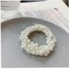 2 Pcs Pearl Hair Rope Women High Elastic Headdress Elegant Hair Tie Bracelet Jewelry Girls Lady Hair Accessories view 4