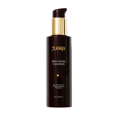 Juara Rice Facial Cleanser - Gentle Sulfate-Free Face Wash with Rice Bran & Apple Extract for All Skin Types, Makeup Remover, Hydrating Daily Cleanser for Sensitive Skin, 3.3 FL OZ