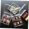 FOMIYES 10pcs Fake Nail Storage Box False Nail Tips Transparent Storage Box Storage Case Container Nail Art Organizer Box for Fingernail Nail Accessories view 3