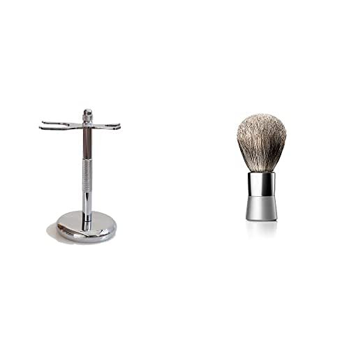 Bevel Shave Stand + Brush