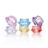 50pcs 3g/5g Plastic Diamond Shaped Cosmetic Jars Skin Care Containers Refillable Bottle 3ml/5ml Lotion Case Vials Face Cream Sample Pot Nail Art Eye Shadow Gel Box (5G,Clear) view 1