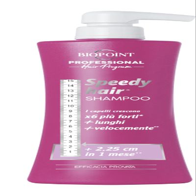 BIOPOINT Shampoo Speedy Hair 13.5 Fl Oz, Made in Italy [italian import]