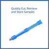 MedBlades Box of 10 Disposable Biopsy Punch, Sterile Biopsy Dermal Punch for Piercing, Stainless Steel Skin Piercing Tool with Protective Handle (5 MM) view 3