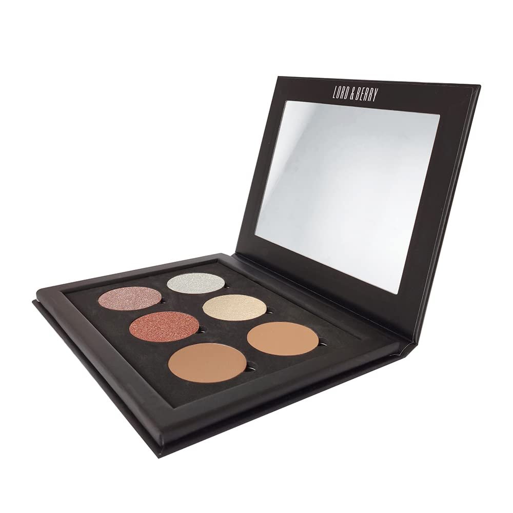 Glow On The Go Highlight and Sculpt Palette by Lord and Berry for Women - 0.6 oz Highlighter (Refillable)