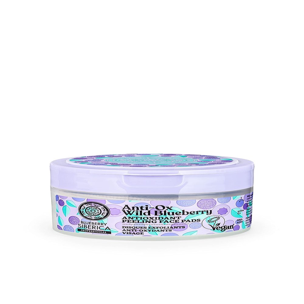 Natura Siberica Natural Anti-OX Wild Blueberry Peeling Face Pads 20 pcs