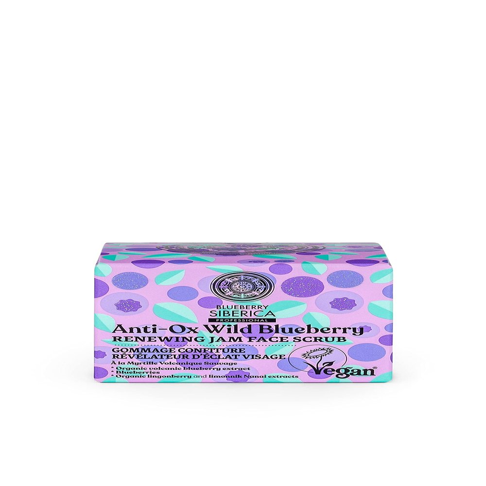 Natura Siberica Natural Anti-OX Wild Blueberry Renewing Jam Face Scrub 1.69 fl oz