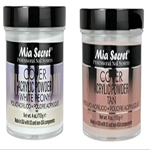 Mia Secret - COVER POWDER (WHITE PEONY + TAN) 4 oz