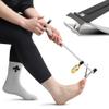 Long Handled Toenail Clippers Wide Jaw Opening, Free Bending, for Thick Nails, for The Seniors, Overweight, Disabled with Arthritis, Easy Reach Pedicure Auxiliary Tools (17" with Magnifier) view 1