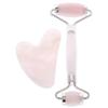 CULT51 Anti-Ageing Facial Massage Tools - Helps Restore Your Perfect, Beautiful Skin While Eliminating Wrinkles - A Crystal That Soothes The Skin And Mind - Double-Ended Roller - Rose Quartz - 2 Pc view 2