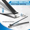 Long Handled Toenail Clippers Wide Jaw Opening, Free Bending, for Thick Nails, for The Seniors, Overweight, Disabled with Arthritis, Easy Reach Pedicure Auxiliary Tools (32" with Magnifier) view 2
