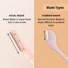 Carmesi Women Face Hair Removal Pack | 3 Face Razors And 3 Eyebrow Razor | Instant & Painless Hair Removal | Precision Shave | No Cuts view 3