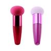 2Pcs Makeup Sponge Mushroom Facial Foundation Sponges Makeup Blending Sponge Powder Puff Makeup Tools with Handle Case for Liquid Foundation Creams and Powders view 1