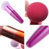 2Pcs Makeup Sponge Mushroom Facial Foundation Sponges Makeup Blending Sponge Powder Puff Makeup Tools with Handle Case for Liquid Foundation Creams and Powders view 3