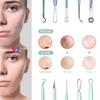 Blackhead Remover Tools MENOLY 10Pcs Pimple Popper Tool Kit, Blackhead Remover Extractor Tools, Pimple Comedone Extractor Acne Kit for Blackhead,Blemish,Zit Whitehead with Leather Bag view 3
