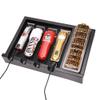 CestoMen Barber Clipper Tray, Clipper Organizer Razor Case with 4 Notches, Anti-slip Hair Trimmer Holder Tray, Barber Tool Box view 2
