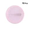 Uonlytech Cotton Rounds for Face 10pcs Powder Puff Sponges with Easy-carrying Ribbon for Efficient Application Random Color view 2