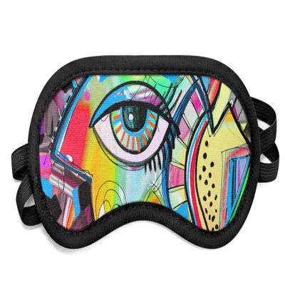 Abstract Eye Painting Sleeping Eye Mask - Small