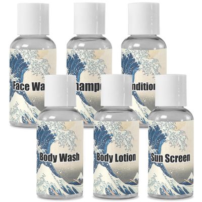 YouCustomizeIt Personalized Great Wave off Kanagawa Travel Bottles
