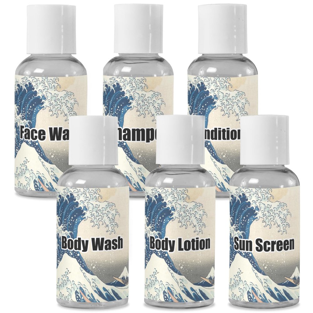 YouCustomizeIt Personalized Great Wave off Kanagawa Travel Bottles