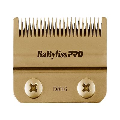 BaBylissPRO Barberology Replacement Gold Titanium Replacement Fade Blade for Hair Clippers (FX8010G)