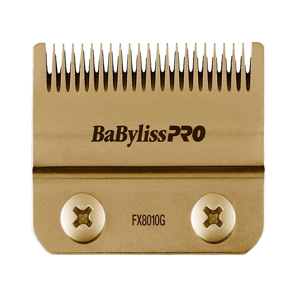 BaBylissPRO Barberology Replacement Gold Titanium Replacement Fade Blade for Hair Clippers (FX8010G)