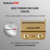 BaBylissPRO Barberology Replacement Gold Titanium Replacement Fade Blade for Hair Clippers (FX8010G) view 2