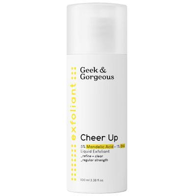 Geek & Gorgeous Cheer Up  Mandelic Acid BHA for Blackheads & Enlarged Pores, for Oily & Combination Skin, 100 ml