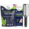 Tea Tree Foot Soak, Callus Remover Gel - Extra Strength Callus Remover Gel & Foot Soak With Epsom Salts For Calluses, Dry Cracked Heels, Toenail Fungus & Odor - Pedicure for Tired Feet view 1