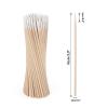 G2PLUS 500PCS Cotton Swabs, Wood Disposable Micro Applicators Brush for Makeup and Personal Care Cosmetic Brush, Micro Swabs for Eyelash Extensions, Nails, Eyeliner (Head Diameter: 1cm) view 2