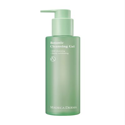 Madeca DERMA Botanic Cleansing Gel  pH Balancing Cleanser with Centella Asiatica & Tea Tree, Korean Skincare, Soothing & Calming with Natural, Hypoallergenic Ingredients (8.3 fl oz)