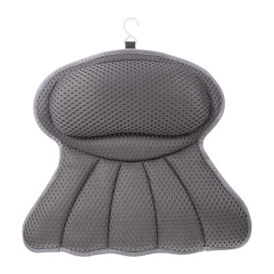 1 Pc Bathroom Pillow Bath Neck Support 3D Bath Pillow Bath Cushion Tub Cushion Bathtub Head Pillow Mini Pillow Spa Bath Home Shower Pillow 6d Toiletries with Suction Cup Polyester