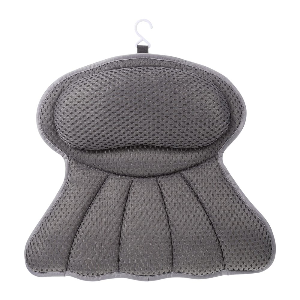 1 Pc Bathroom Pillow Bath Neck Support 3D Bath Pillow Bath Cushion Tub Cushion Bathtub Head Pillow Mini Pillow Spa Bath Home Shower Pillow 6d Toiletries with Suction Cup Polyester