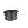 Beaupretty Wax Machine Inner Pot 1pc Wax Melting Machine Inner Pot Aluminum Bowl Spa Accessories Movable Wax Warmer Pot Inner Pot Replacement Portable Heater Simple Wax Melting Bowl Lining view 3