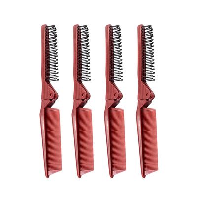 FOMIYES 4pcs Portable Folding Hair Combs Travel Combs for Easy Styling and Storage for Home and Go Use