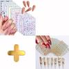 14 Sheets French Nail Art Stickers with 8 Sheets Butterfly Nail Art Stickers view 1