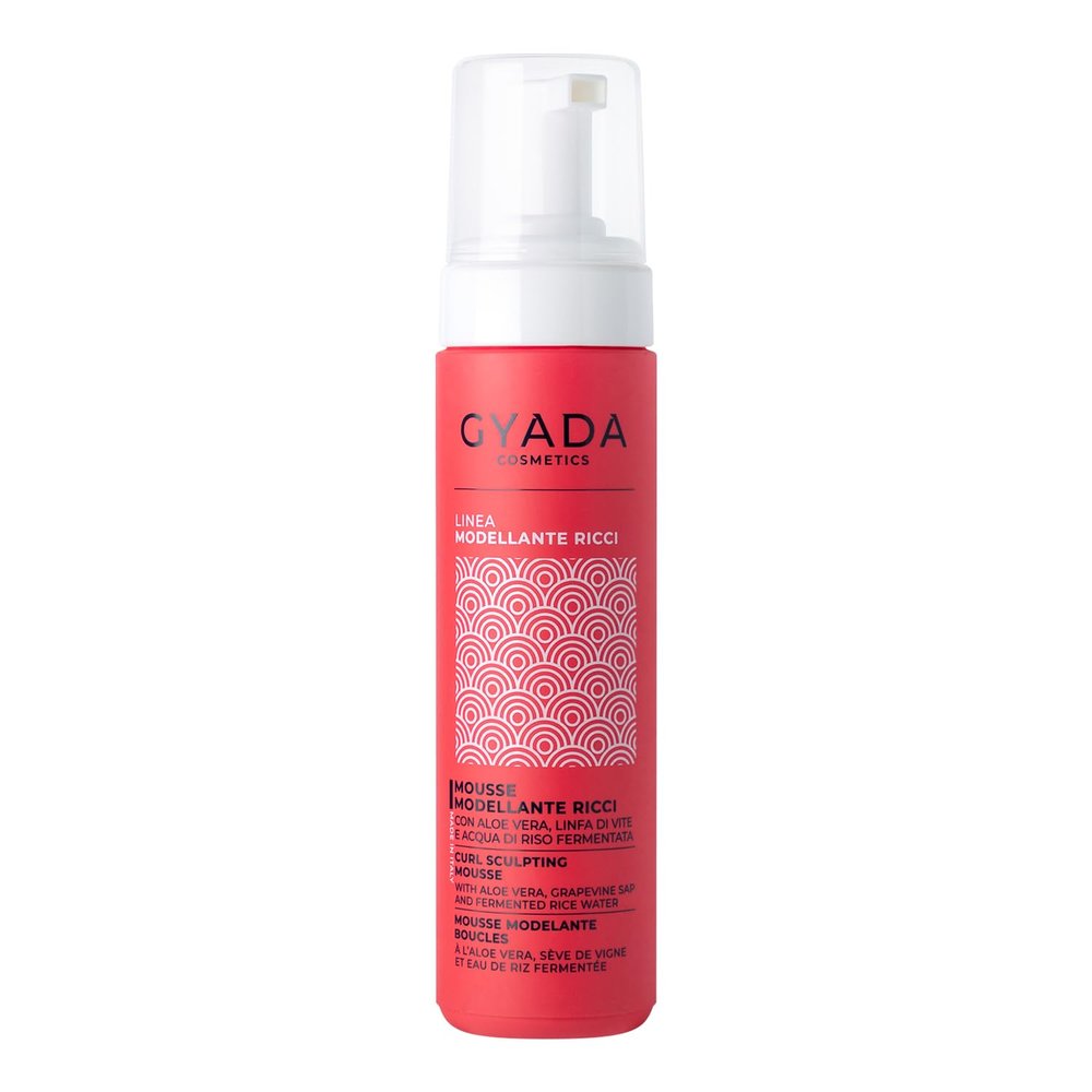 GYADA COSMETICS, Curly Styling Mousse Smoothing and Elastic Based on Wine Lymph and Aloe Vera Juice 200ml