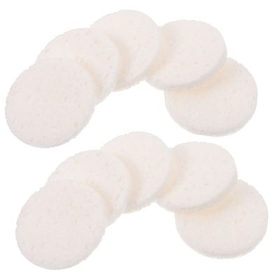 Beaupretty 40pcs Rounded Makeup Applicators Soft Makeup Pads for Face Cleansing Fluffy Skin-friendly for Beginners and Artists for Daily Use