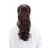 18" Synthetic Claw Clip In Ponytail Hair Extensions Blonde Long Wavy Jaw Ponytail Tail Extension Drawstring Wrap Around HPP006B 16-21inches view 1