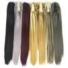 15 Colors 55Cm Straight Clip In Hairpiece Hair Extensions Blonde Gray Little Ponytail Tail Synthetic Hair Claw Ponytail #35 24inches view 2