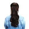 18" Synthetic Claw Clip In Ponytail Hair Extensions Blonde Long Wavy Jaw Ponytail Tail Extension Drawstring Wrap Around HPP002B 16-21inches view 1