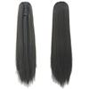 15 Colors 55Cm Straight Clip In Hairpiece Hair Extensions Blonde Gray Little Ponytail Tail Synthetic Hair Claw Ponytail P1B613 24inches view 1