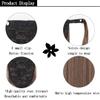 34Inch Wrap Around Hair Extensions Long Straight Ponytail Hair Heat Resistant Clip In Drawstring Ponytail Hairpieces For Women SI66-12 34inches view 3