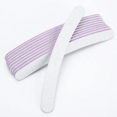 15PCS Professional Nail Files, Double Sided Emery Board for Nails 100/180 Grit Nail File Nail Files for Natural Nails or Thick Nails, Washable and Reusable