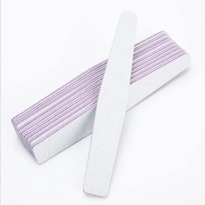15PCS Professional Nail Files, Double Sided Emery Board for Nails 100/180 Grit Nail File Nail Files for Natural Nails or Thick Nails, Washable and Reusable