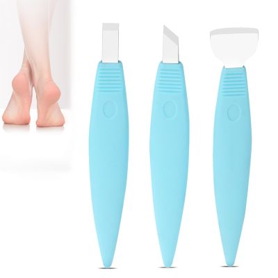 3Pcs Pedicure Knife Set for Feet, Stainless Steel Ingrown Toe Nail Correction Dead Skin Remover, Professional Foot Repair Sharp Blade Kit for Nail Corn Callus(Blue suit), Wholesale Business