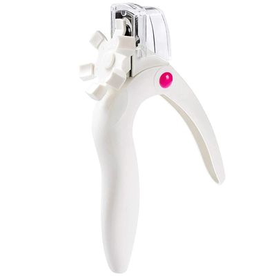 1PCS Acrylic Nail Clipper Stainless Steel Nail Tip Cutter Gel False Nail Trimmer Adjustable Nail Cuticle Edge Trimmer Nail Art Manicure Tools White